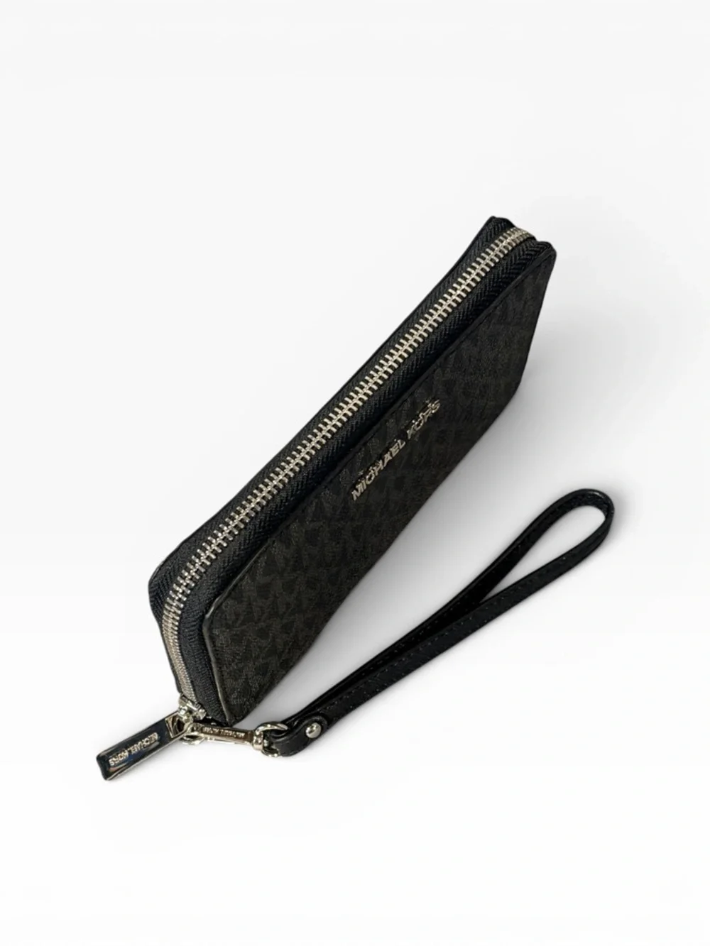 Michael Kors Large Continental Wallet Black PVC Leather